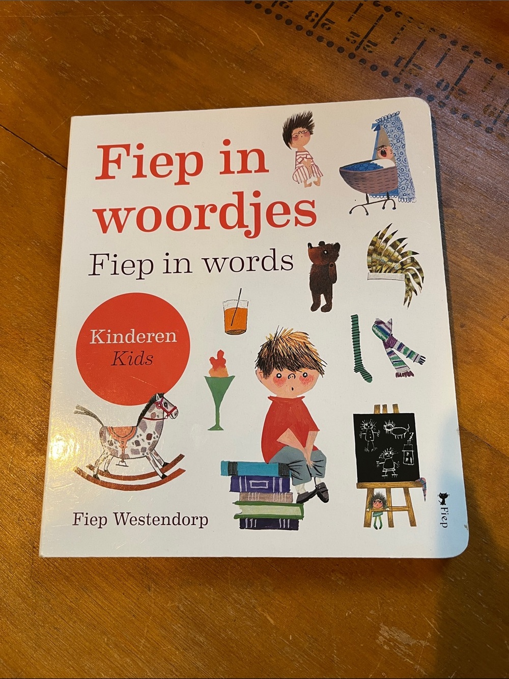 <Dutch / English> Board Book FIEP IN WOORDJES  Netherlands Illustrated